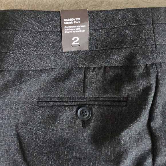 Wide leg charcoal dress pants - Picture 3 of 3